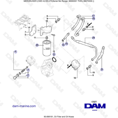 MERCRUISER CMD 4.2 ES 270 -...