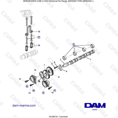 MERCRUISER CMD 4.2 ES 300 -...