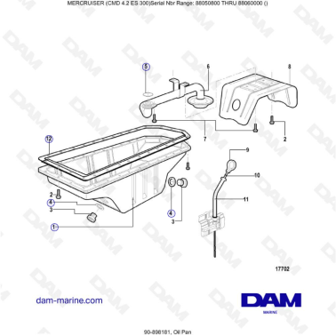 MERCRUISER CMD 4.2 ES 300 -...