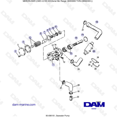 MERCRUISER CMD 4.2 ES 300 -...