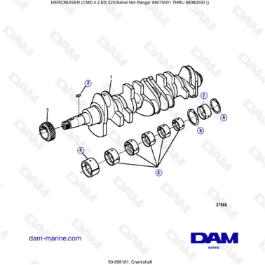 MERCRUISER CMD 4.2 ES 320 -...