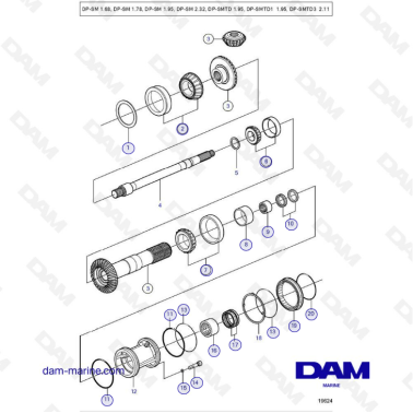 Volvo Penta DP-SM Exploded...