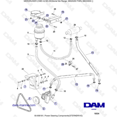 MERCRUISER CMD 4.2 MI 200 -...