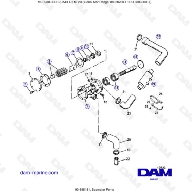 MERCRUISER CMD 4.2 MI 200 -...