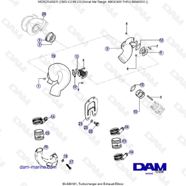 MERCRUISER CMD 4.2 MI 230 -...