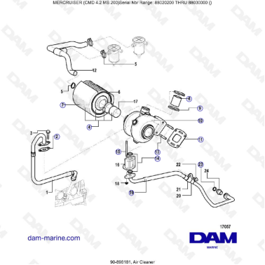 MERCRUISER CMD 4.2 MS 200 -...