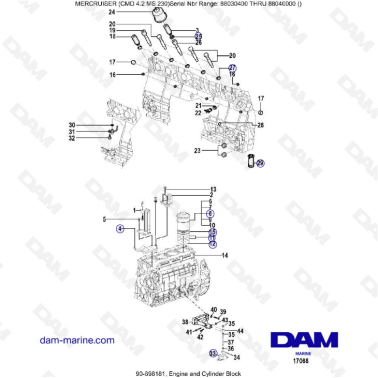 MERCRUISER CMD 4.2 MS 230 -...