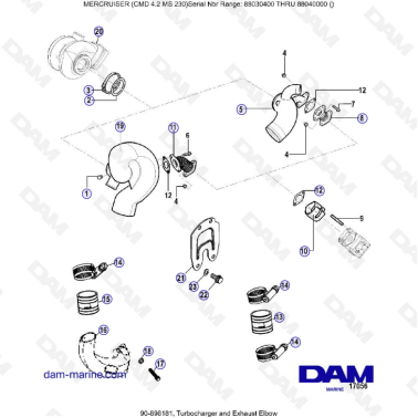 MERCRUISER CMD 4.2 MS 230 -...