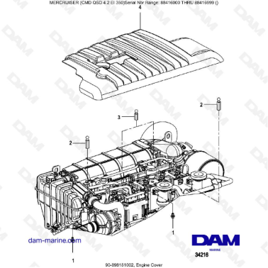 MERCRUISER CMD QSD 4.2 EI...