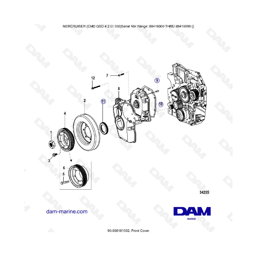 MERCRUISER CMD QSD 4.2 EI 350 - Portada