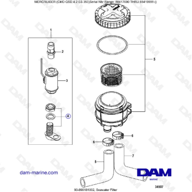 MERCRUISER CMD QSD 4.2 ES...