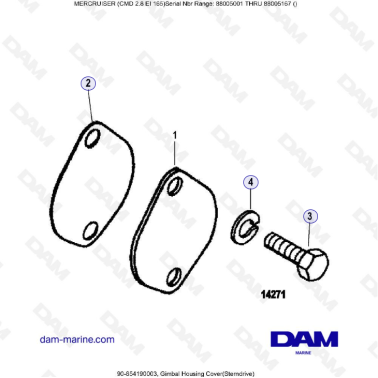 MERCRUISER CMD 2.8 EI 165 -...