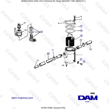 MERCRUISER CMD 2.8 EI 165 -...