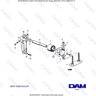 MERCRUISER CMD 2.8 EI 165 -...