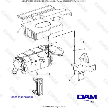 MERCRUISER CMD 2.8 EI 170 -...