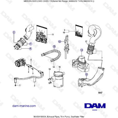 MERCRUISER CMD 2.8 EI 170 -...