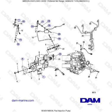 MERCRUISER CMD 2.8 EI 170 -...