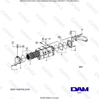 MERCRUISER CMD 2.8 EI 200 -...