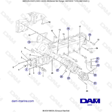 MERCRUISER CMD 2.8 EI 200 -...