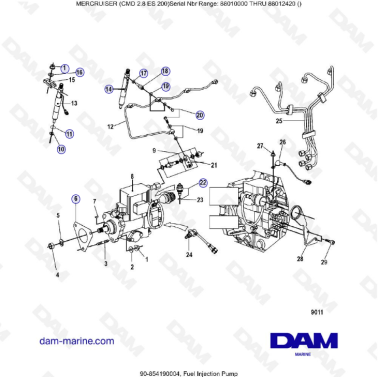 MERCRUISER CMD 2.8 EI 200 -...