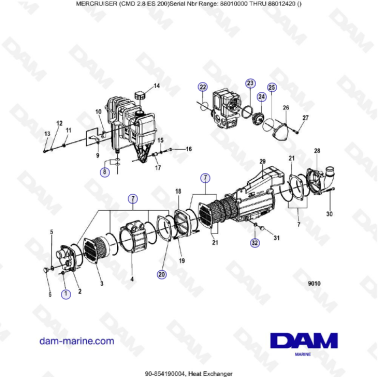 MERCRUISER CMD 2.8 EI 200 -...