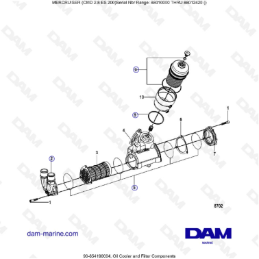 MERCRUISER CMD 2.8 EI 200 -...