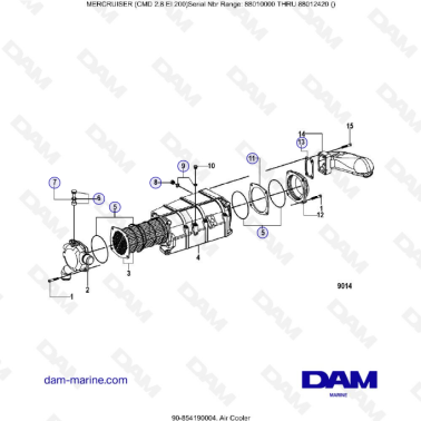 MERCRUISER CMD 2.8 ES 200 -...