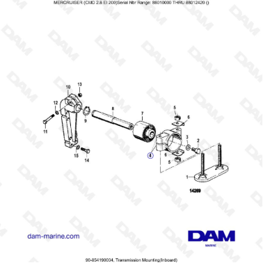 MERCRUISER CMD 2.8 ES 200 -...