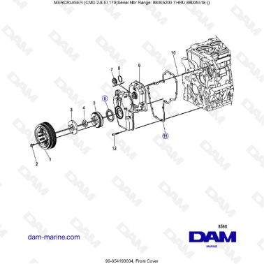 MERCRUISER CMD 2.8 ES 170 -...