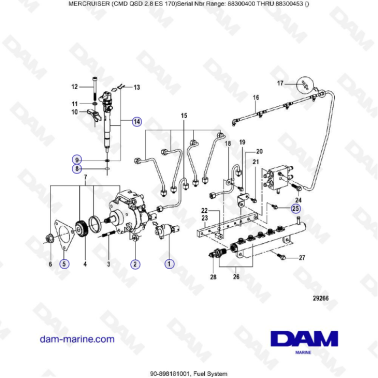 MERCURISER CMD QSD 2.8 ES...