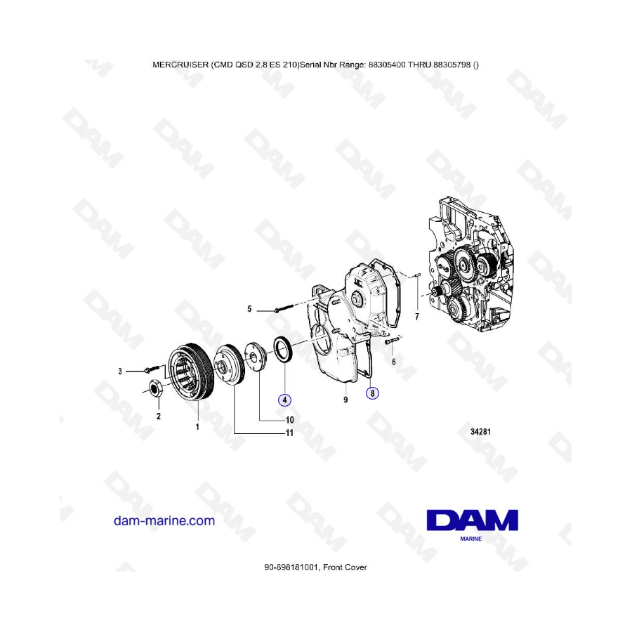 MERCRUISER CMD QSD 2.8 ES 210 - Portada 