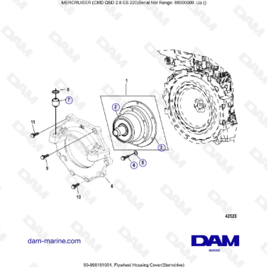 MERCRUISER CMD QSD 2.8 ES...