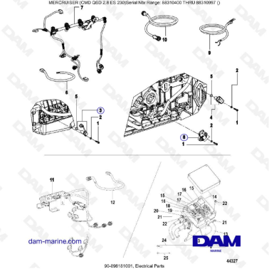 MERCRUISER CMD QSD 2.8 EI...