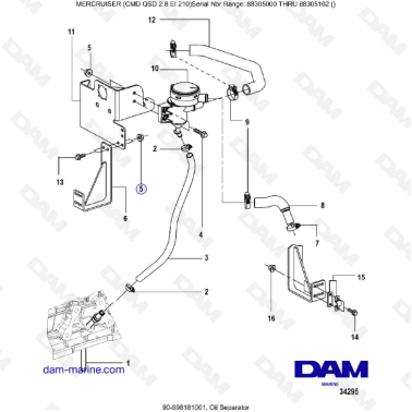 MERCRUISER CMD QSD 2.8 EI...
