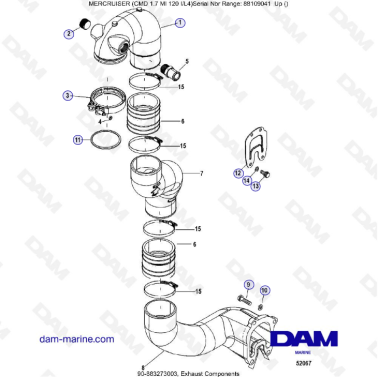 MERCRUISER CMD 1.7L MI 120...