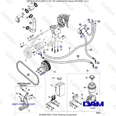 MERCRUISER CMD 1.7L MI 120...