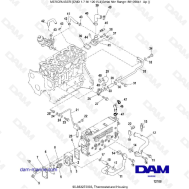 MERCRUISER CMD 1.7L MI 120...