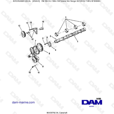 MERCRUISER D3.0L - Camshaft