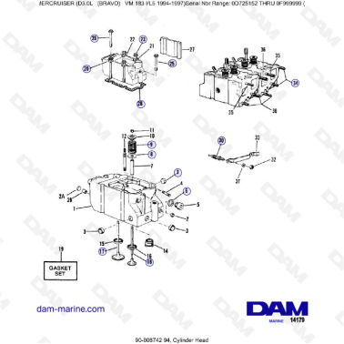 MERCRUISER D3.0L - Cylinder...