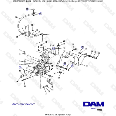 MERCRUISER D3.0L - Injection pump