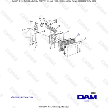 MERCRUISER D183 TURBO AC -...