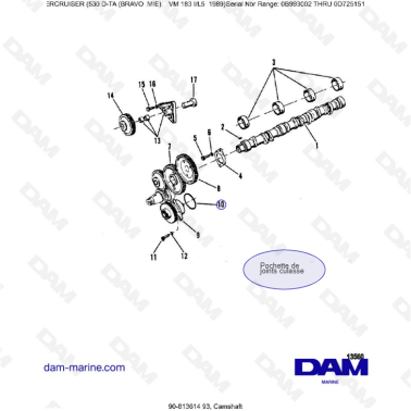 MERCRUISER 530D-TA - Camshaft