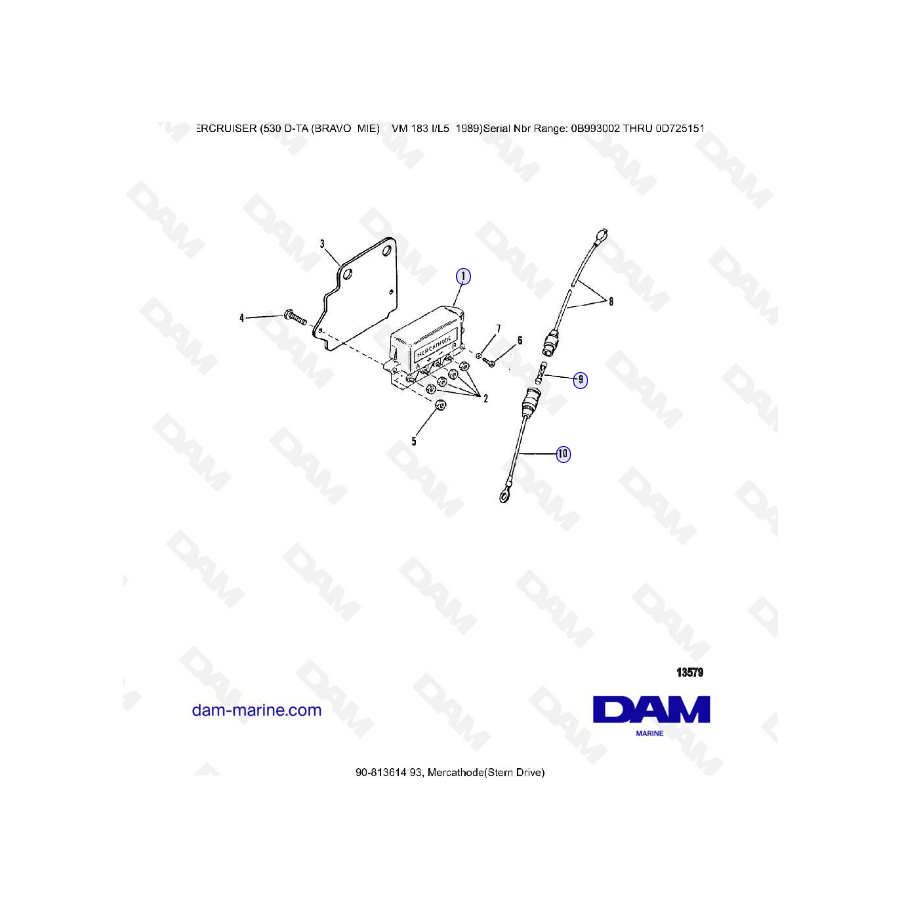 MERCRUISER 530 DT-A - Mercathode