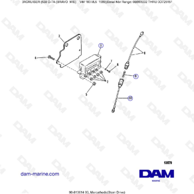 MERCRUISER 530D-TA - Mercathode (sterndrive)