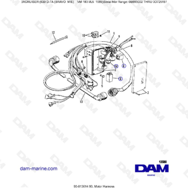 MERCRUISER 530D-TA - Motor harness