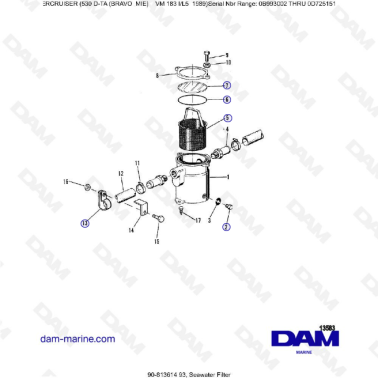 MERCRUISER 530D-TA - Filtro...