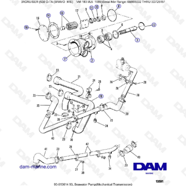 MERCRUISER 530D-TA -...