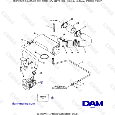 Mercruiser 7.3L NAV 444 -...