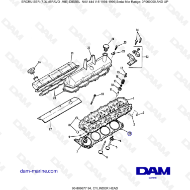 Mercruiser 7.3L NAV 444 -...