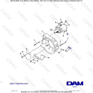 Mercruiser 7.3L NAV 444 -...